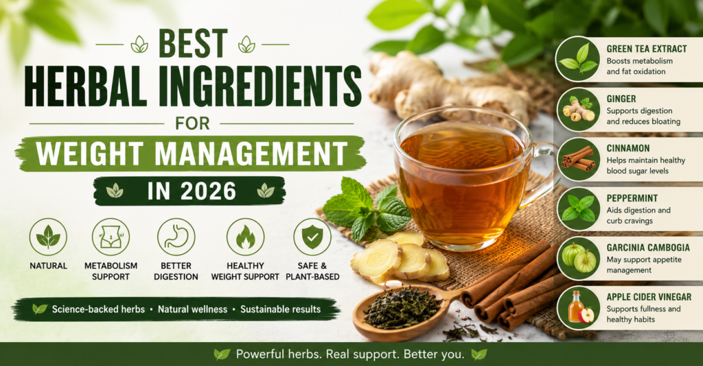 Best herbal ingredients for weight management
